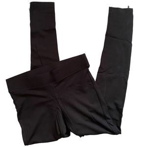 Cabi Ponte Riding Leggings with Ankle Zip Black Sz S